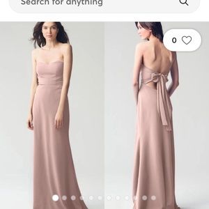 Jenny Yoo Kylie dress in whipped apricot.